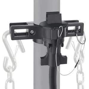 Aluminum Trailer Chain Holder,Travel Trailer Accessories with 7 Pin Trailer Plug - Picture 1 of 7