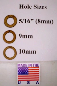 3 Sizes Float Bowl Nut Jet Gaskets for Briggs, Honda, Tecumseh (5/16") 8,9,10MM - Picture 1 of 2
