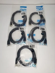 C2G #40304 High Speed Cable HDMI to HDMI with Ethernet 2 meters - 5 new cables. - Picture 1 of 3