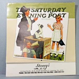 2014 Saturday Evening Post 13 Month Calendar Business Handouts - Picture 1 of 7