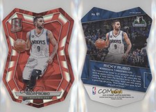 2015-16 Panini Spectra Red Die-Cut Prizm /25 Ricky Rubio #81
