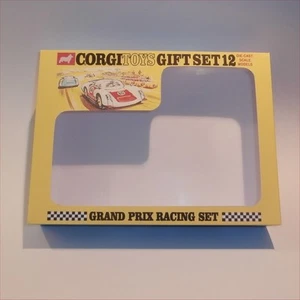 Corgi Toys Gift Set 12a Grand Prix Racing Set Empty Repro Box - Foto 1 di 4