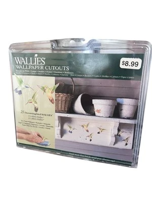Wallies 25 Colibríes Papel Pintado Prepegado Recortes Nuevo Foto 1 de 2
