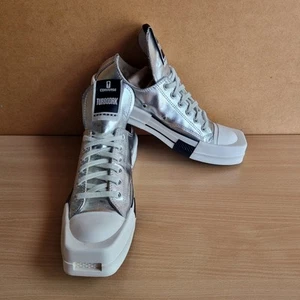 Rick Owens Herren Drkshdw x Converse Turbodrk Chuck 70 Low Silber Größe 7 UK - Bild 1 von 10