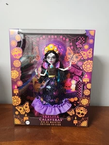 Monster High Howliday Dia De Muertos Skelita Calaveras Modepuppe. Neu im Karton - Bild 1 von 9