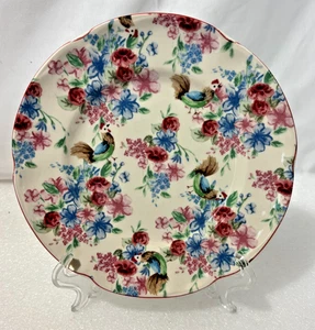 Johnson Bros. Chicken Chintz’ 8” Salad/Dessert Luncheon Plate - Farmhouse Chic - Picture 1 of 4