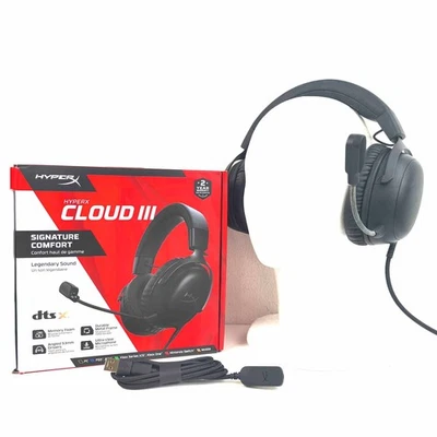 HyperX Cloud III 3 - Gaming Wired Headset - Schwarz Zustand: gut - Bild 1 von 4