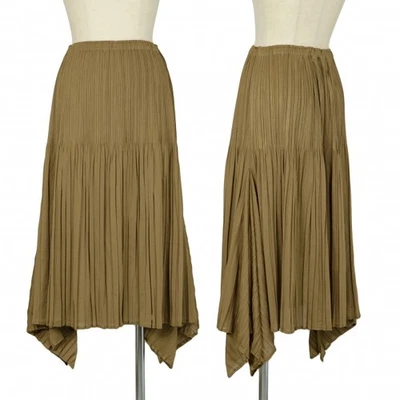 Falda acampanada plisada desvanecida PLEATS PLEASE talla 3 (K-105067) Foto 1 de 4