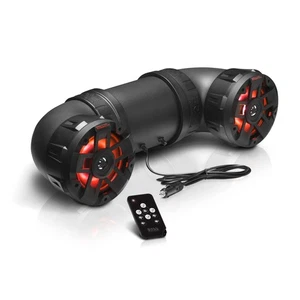 BOSS ATV65BRGB Weatherproof Sound System 6.5 Inch Bluetooth Speakers RGB Illu... - Picture 1 of 6