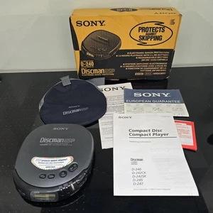 Sony Discman D-240 ESP Mega Bass Shock Protection - OVP TOP ZUSTAND - Bild 1 von 17