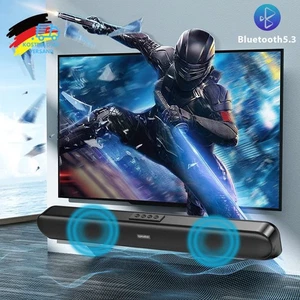 TV Soundbar Głośnik Bluetooth Stereo Subwoofer Bluetooth Komputer Głośnik - Zdjęcie 1 z 14