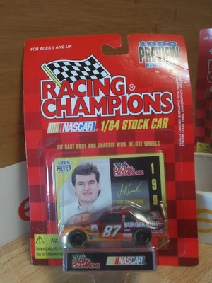 Racing Champions NASCAR 1/64 diecast #87 Burger King Joe Nemechek 1996 Preview - Image 1 of 4