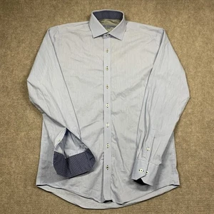 Twillory Hemd Herren 15,5 34-35 Blau Fischgrät Performance Tailored Langarm - Bild 1 von 13