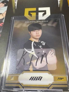 Tarjeta de colección oficial Kiin autografiada rara 2025 Gen.G Esports/45 - Imagen 1 de 2
