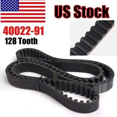 1 1/8" 128T 40022-91 Drive Rear Belt For Harley for Sportster XL 1200 883 91-03 - Изображение 1 из 4