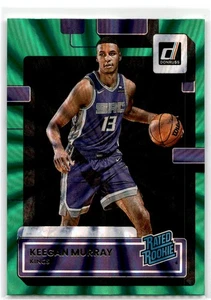 2022-23 Donruss #204 Keegan Murray Rookie Holo Laser Green Sacramento Kings - Picture 1 of 2