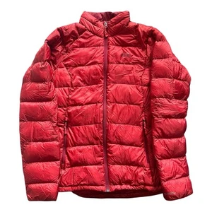 REI Co-op Primaloft Down Jacket Mens Medium Red Puffer Lightweight Full Zip - Picture 1 of 9
