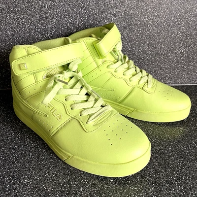 Fila Vulc 7 1/2 Tonal Verde Cordones Medio Tenis Zapatos Mujer Moda Lima Nuevo Foto 1 de 4