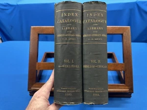 Index Catalogue of the Library of the Surgeon-General's Office, U.S. Army, 1880 - Picture 1 of 9
