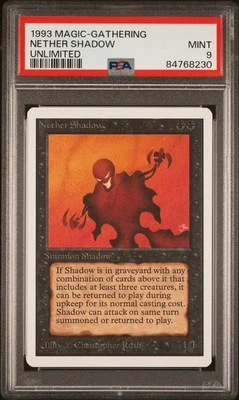 Nether Shadow - Unlimited - MINT - PSA 9. POP 13. More MTG in store.  - Image 1 of 2
