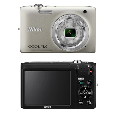 Nikon COOLPIX S2800 CCD Digital Camera 20MP 5x optical zoom, High Resolution - Image 1 of 4
