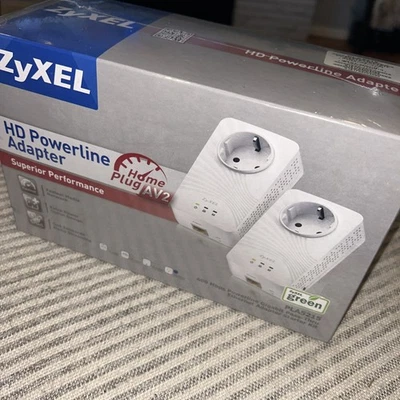 ZyXEL HD Powerline Adapter PLA5215 Ethernet Networking Extender - Image 1 of 4