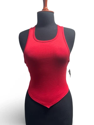 NWT - NO BOUNDARIES WOMENS ACTIVE WEAR TANK TOP RED SIZE LARGE - Image 1 of 4