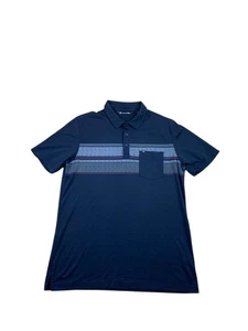 Polo Travis Matthew Pocket grande azul marino para hombre - Imagen 1 de 3