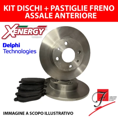 KIT DISCHI + PASTIGLIE FRENO ANT. FIAT PANDA (312) 1.3 MULTIJET / 900 TWINAIR - Immagine 1 di 4