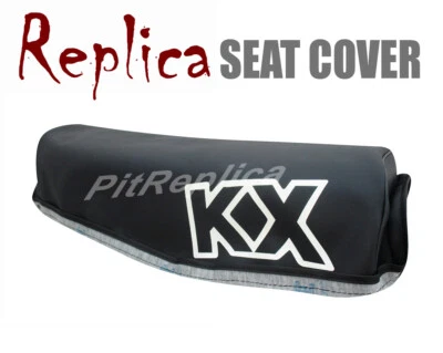 FUNDA ASIENTO KAWASAKI KX125 KX250 A6/A7 KX420 A1/A1 '80-81 *EU LARGO 55CM* [KVLAA] Foto 1 de 4