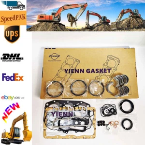 3D84-2A 3D84-2E Engine Overhaul Re-Ring Kit Fit For Komatsu WA30-3 PC30-7 Loader - Picture 1 of 5