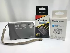HP PHOTOSMART R827 DIGITAL CAMERA 7.2 MEGAPIXELS Battery + charger Tested - Picture 1 of 8
