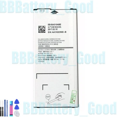 Batería 3,85 V 2900 mAh para Samsung Galaxy A5 SM-A510F edición 2016 EB-BA510ABE Foto 1 de 4