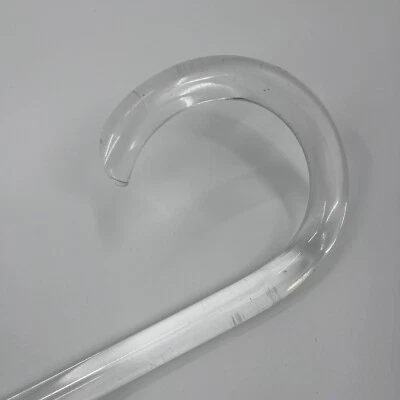 "BASTÓN LUCITE VINTAGE CRISTALINO 36"" Foto 1 de 4