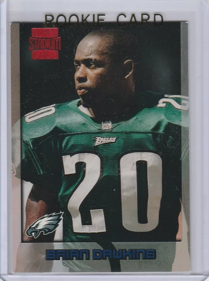 BRIAN DAWKINS ROOKIE CARD 1996 Topps Stadium Club FOOTBALL EAGLES Draft TSC RC! - Image 1 of 2
