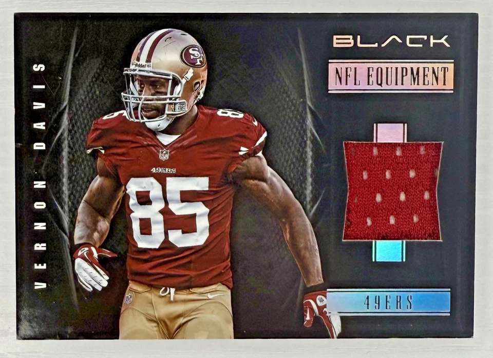 2012 Panini Black - Nfl Equipment Vernon Davis #23 /99 (MEM) - Image 1 of 2