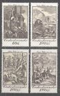 CZECHOSLOVAKIA 1975 SC#1988/91 MNH** set, Hunting scenes from old engravings.