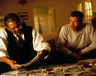 Brad Pitt & Morgan Freeman [1012833] 8x10 Photo (Autres Tailles Disponibles)