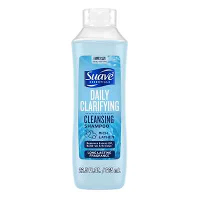 Suave Essentials Daily Clarifying & Cleansing Shampoo, 22.5 fl oz - Image 1 of 4