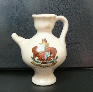 HM WILLIAMS Crested China - Model of a WINE JUG - Crested for WALSALL - Picture 1 of 4