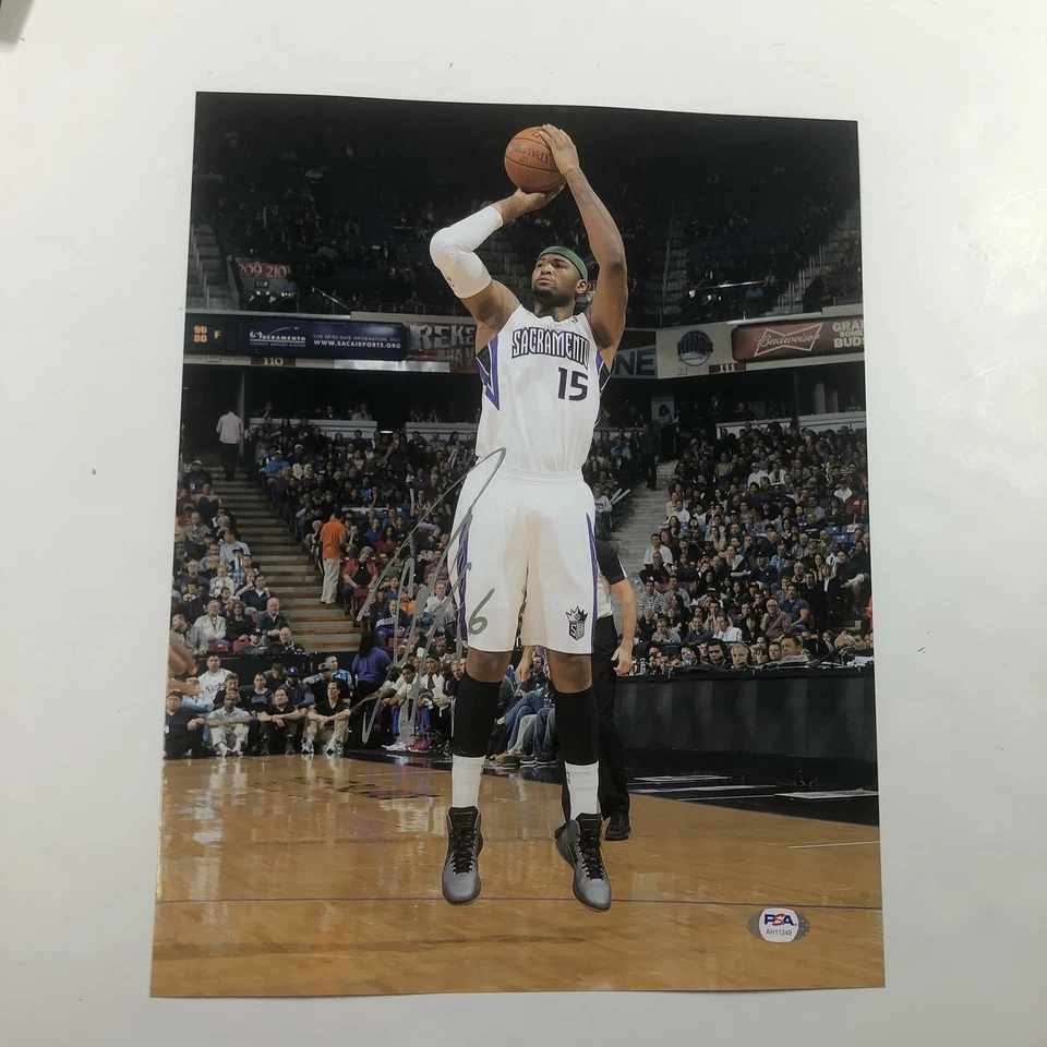 Foto firmada por Demarcus Cousins 11x14 PSA/DNA Kings Warriors autografiada Kentucky  Foto 1 de 1