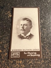 Wilbert Robinson Baltimore Orioles 1895 Mayo Cut Plug N300 1986 Reprint