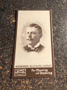 Wilbert Robinson Baltimore Orioles 1895 Mayo Cut Plug N300 1986 Reprint