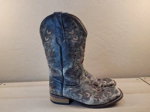 Circle G Arrowhead Western Boots Square Toe Cowgirl Rodeo L5253 Womens Sz 9 - Picture 1 of 12