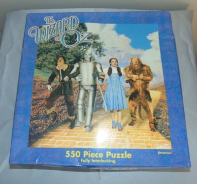 Pressman Wizard of Oz Jigsaw Puzzle 550 Pieces Vintage - Image 1 of 4