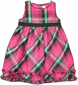 osh kosh bebé niñas vestido rosa negro, fiesta, 12 24 meses 1 2 años NUEVO Oshkosh - Imagen 1 de 4