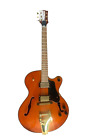 New Arrival Jazz Falcon Model Electric Guitar Maple Fretboard In Orange 202002