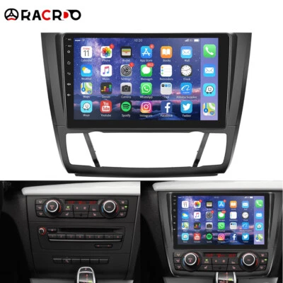9" Car Stereo Radio For BMW 1 Series E88 E82 E81 E87 Android 13 GPS Navi WIFI BT - Image 1 of 4