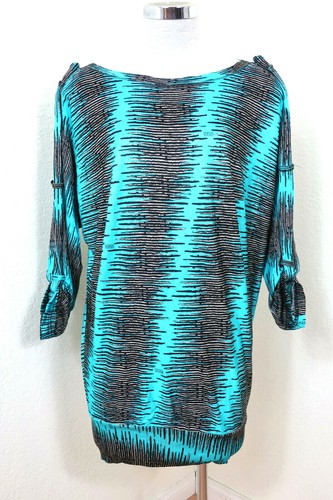 Abito top vintage Gianni Versace Versus Signatures viscosa blu piccolo 38 4 5 6