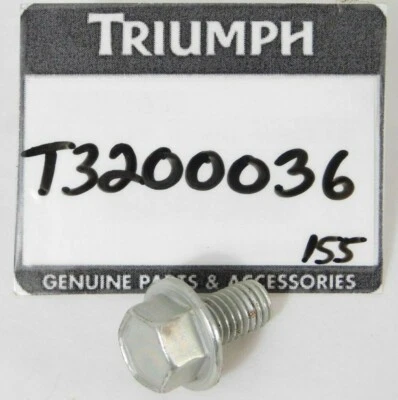 1 nuevo perno 1995-2017 Triumph Thunderbird 8x14 hardware de fábrica OEM T3200036 NOS Foto 1 de 3